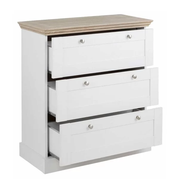 Coupon ⭐ 75x80x35 Flur Kommode Mit Drei Schubladen – Ridron 👍 5