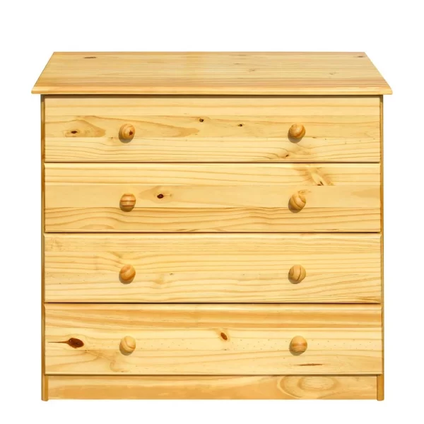 Schlussverkauf 🎁 Kiefernholzkommode Mit Kugelgriffen – Kascanu I 😀 3